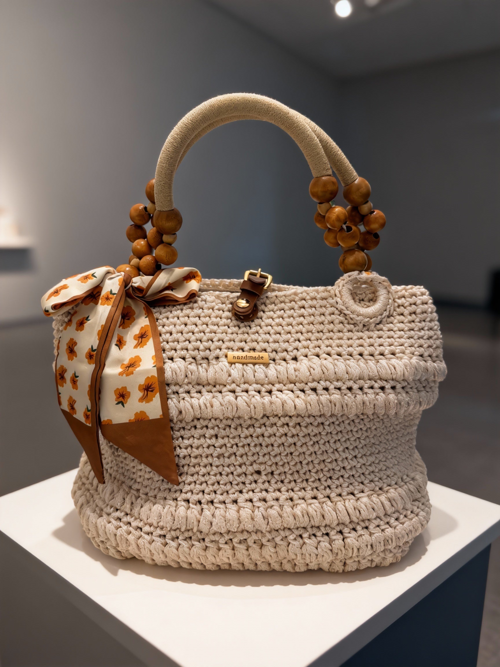 Handgestrickte Elegante Tasche