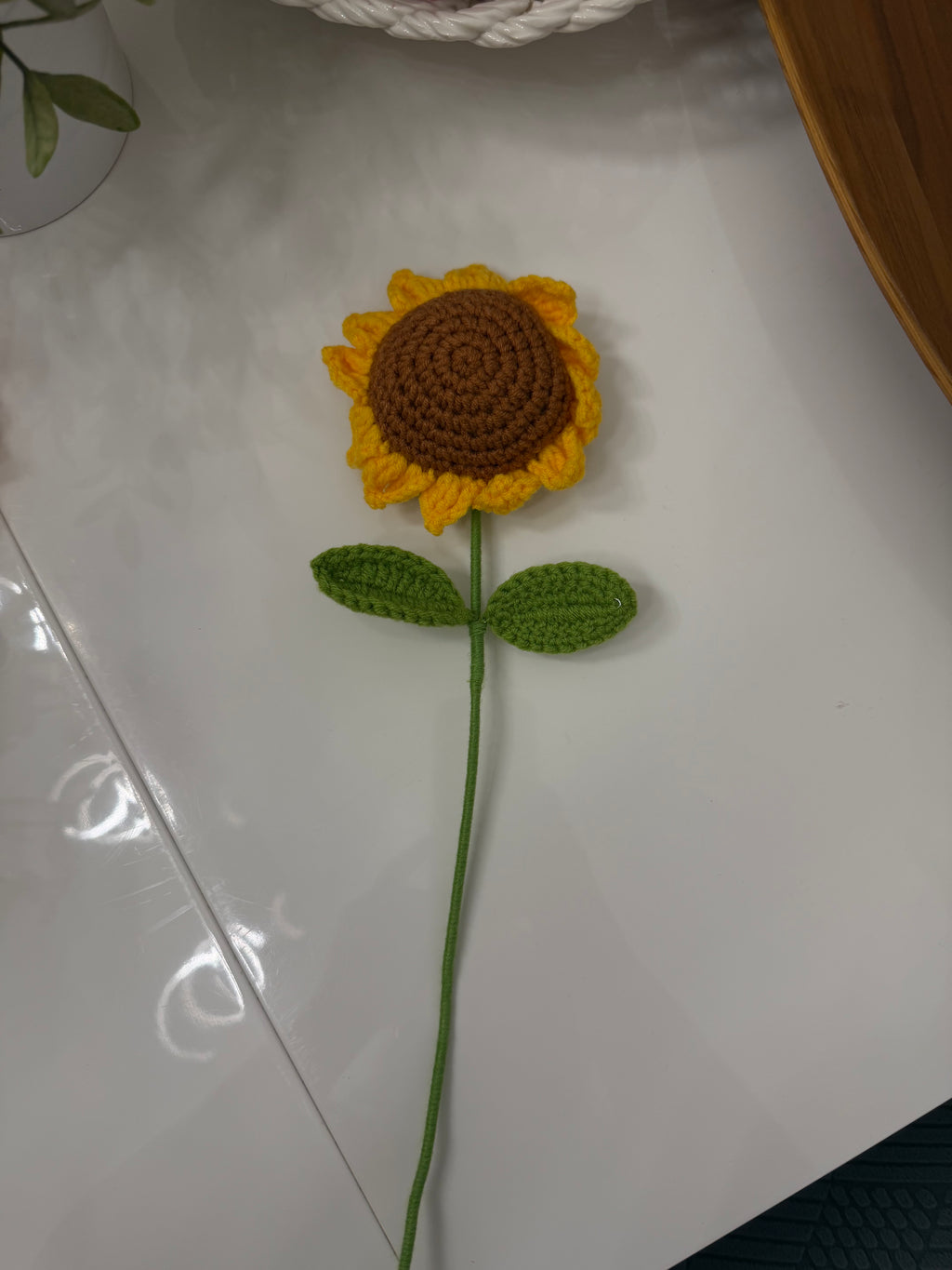 Gestrickte Sonnenblumen
