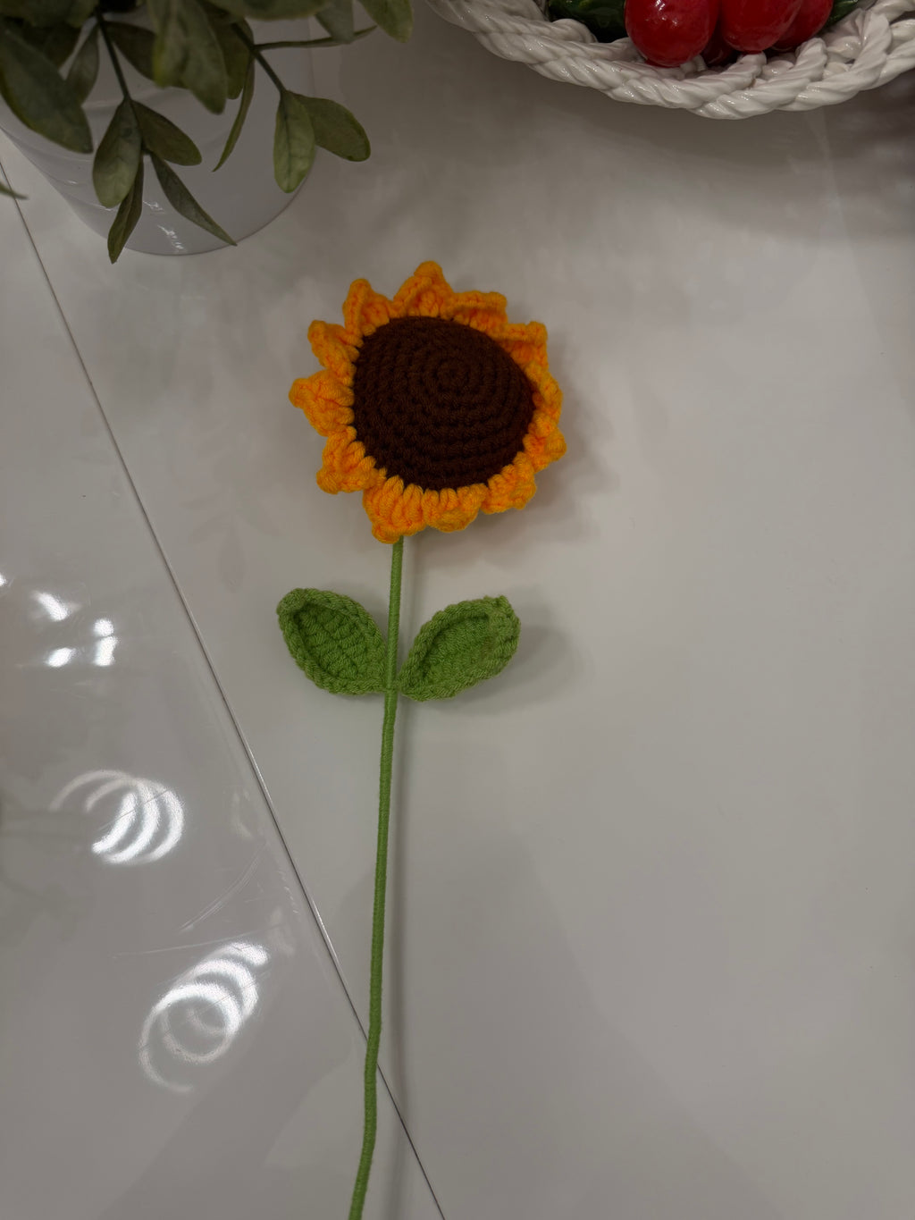 Gestrickte Sonnenblumen