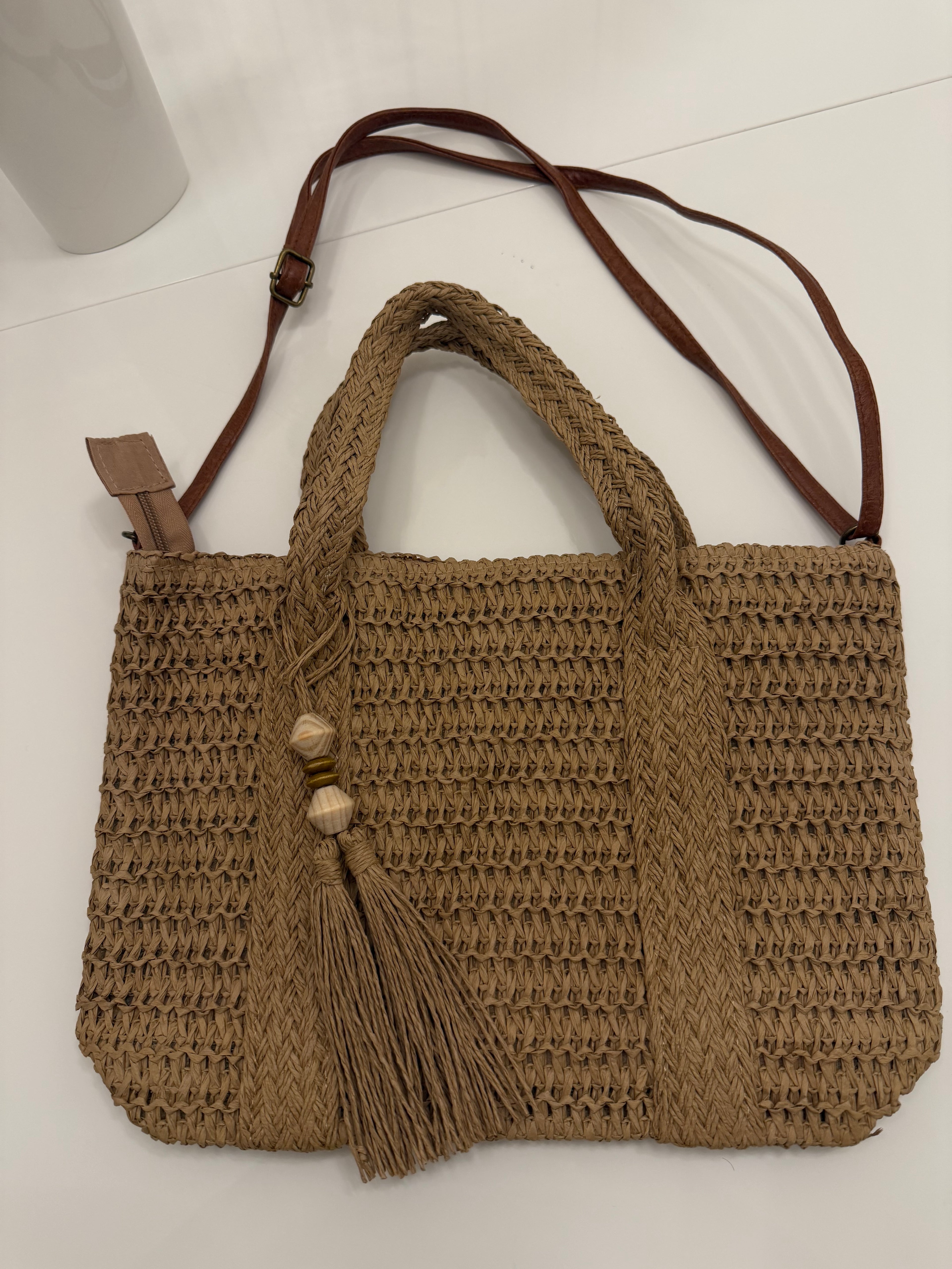 Raffia Tote Bag Natur