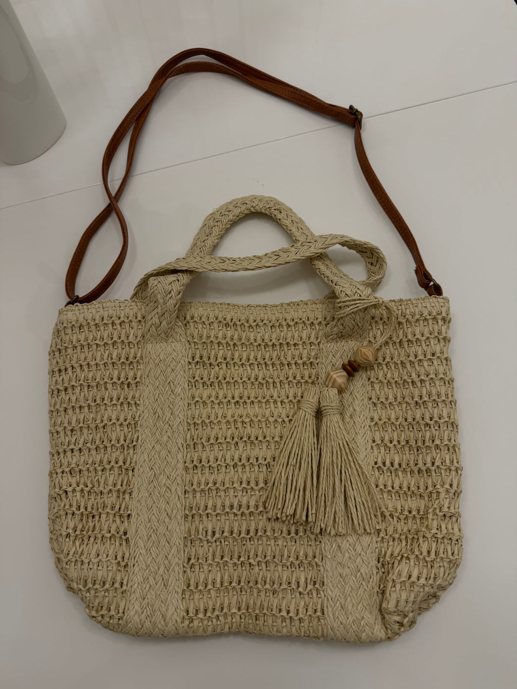 Raffia Tote Bag Natur