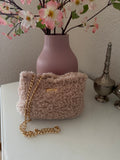 Fluffy Chain Bag – Blush