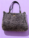 Graue Teddy-Tote Bag