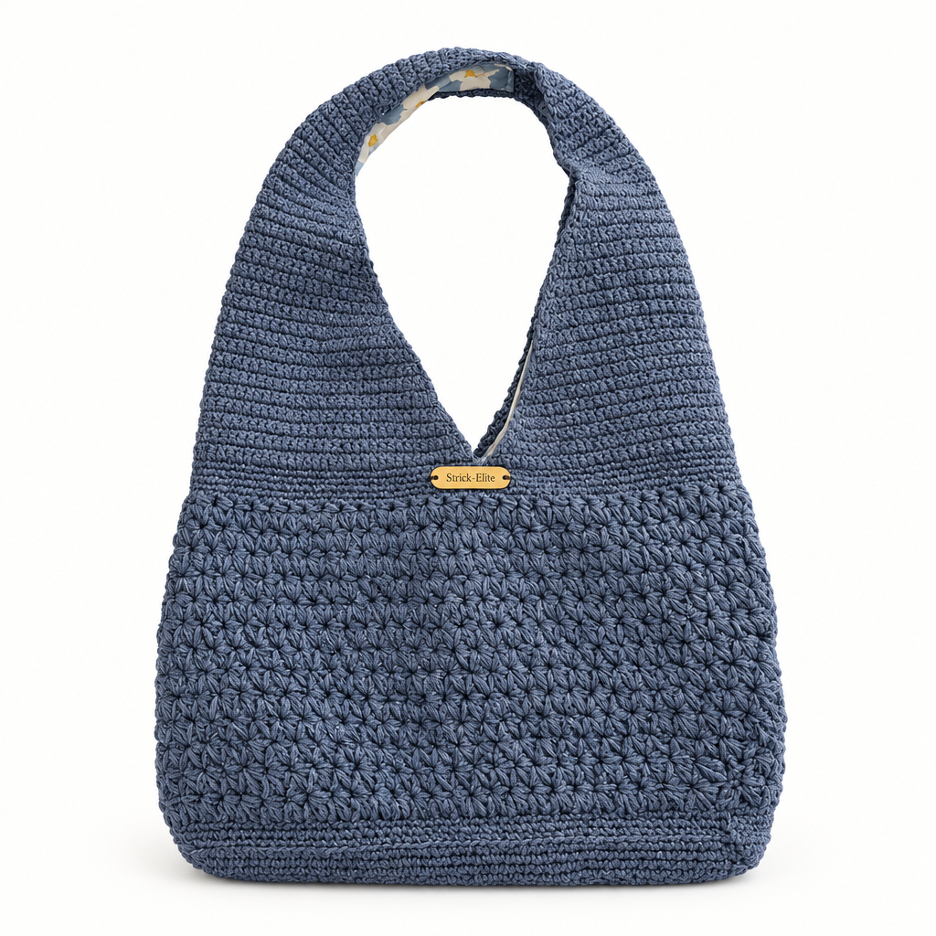 Bearbeitetes Produktfoto der Häkeltasche