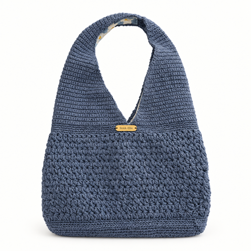 Bearbeitetes Produktfoto der Häkeltasche